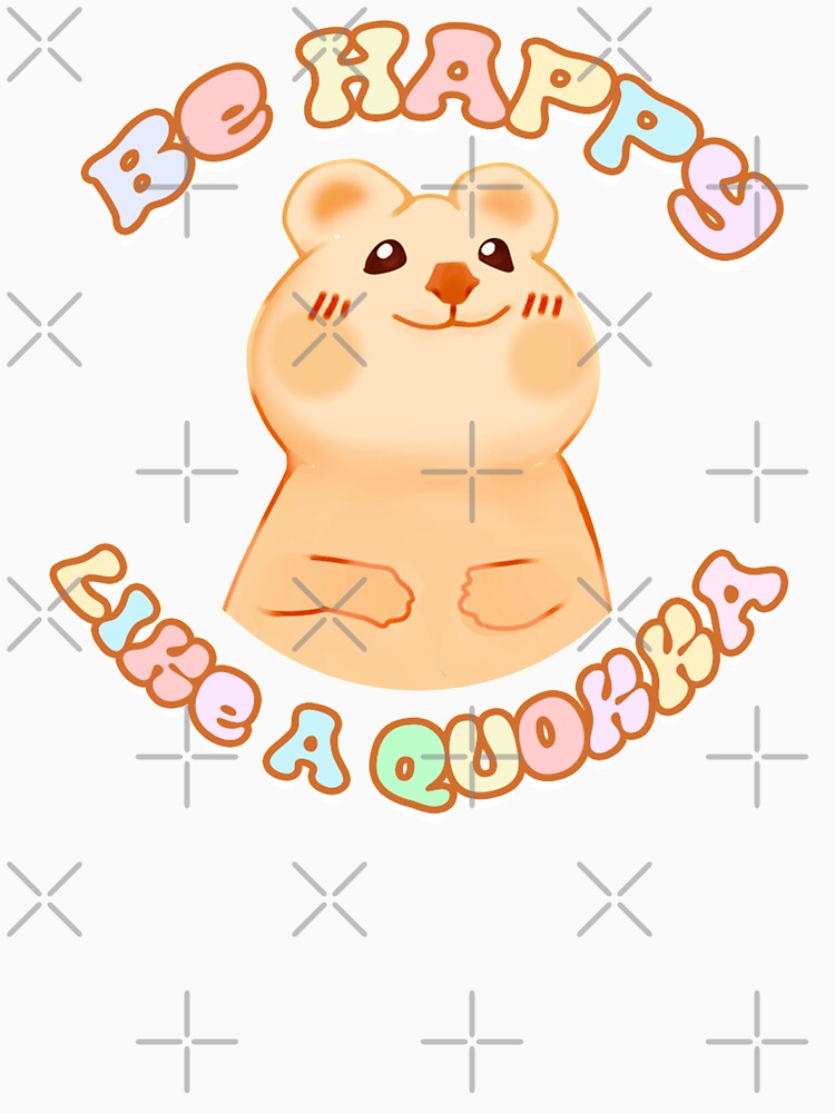 Happy Like A Quokka by VelvepeachShop