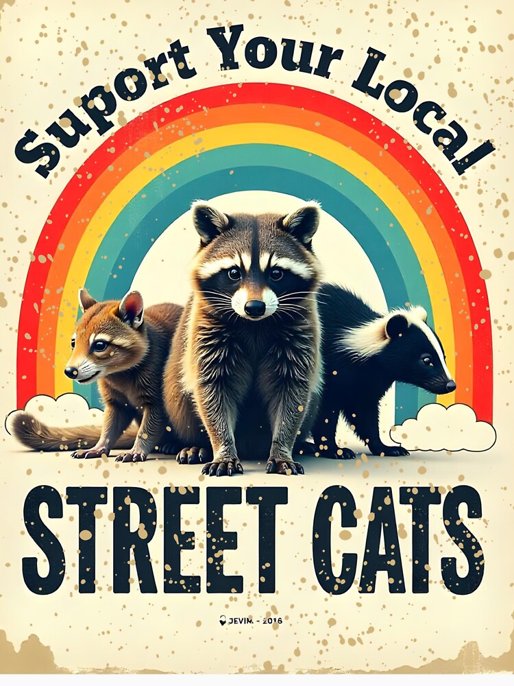 Street Cats - Urban and bold T-shirt by wanado