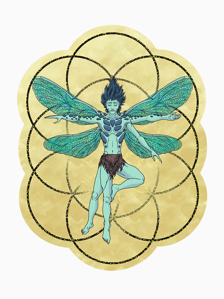 Vitruvian Sprite - Sea foam by joshwarrenart