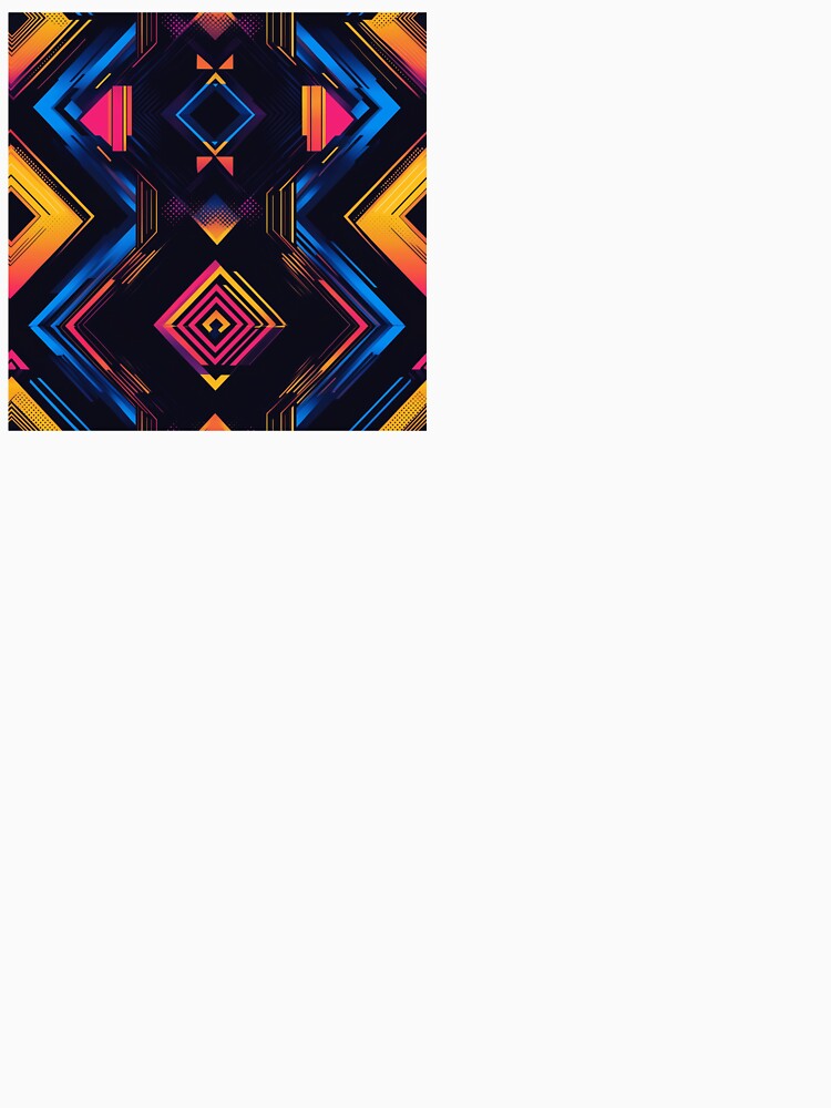 Neon Geometrics: Retro Futuristic Vibes by Skolyak
