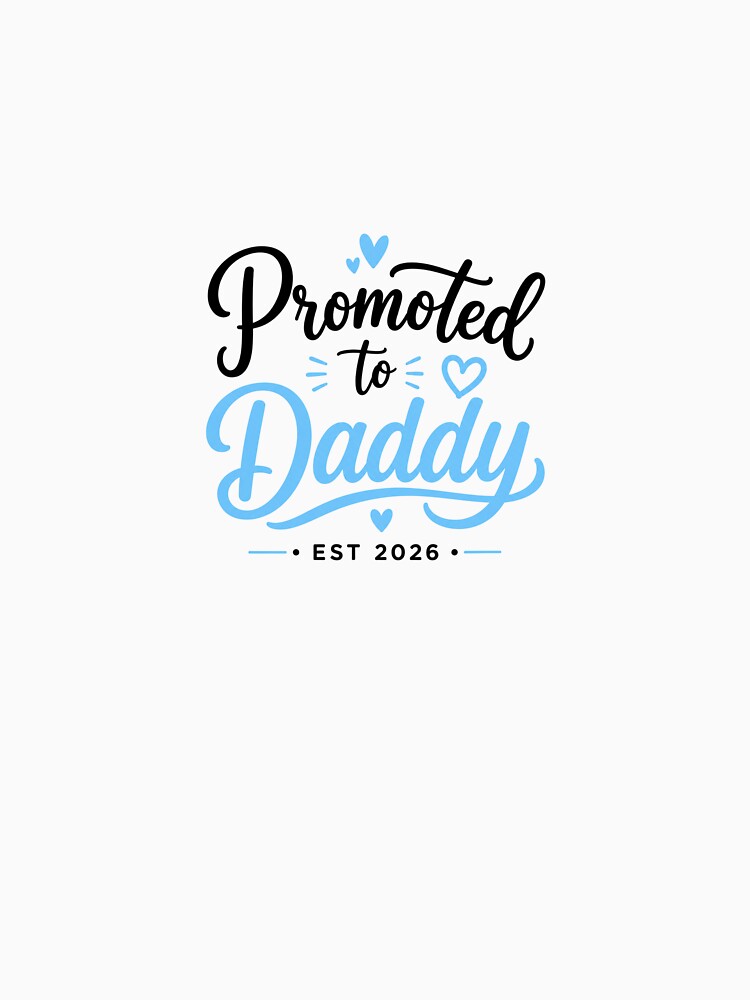 Promoted to Daddy Est. 2026 | First-Time Dad | New Dad Pregnancy Announcement Gift by MakeMemoryStore
