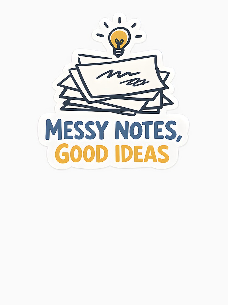 Messy Notes Good Ideas Minimal Creative Design by Naviora