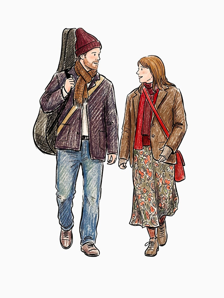 Glen Hansard Once Doodle Fan art by pipiapett