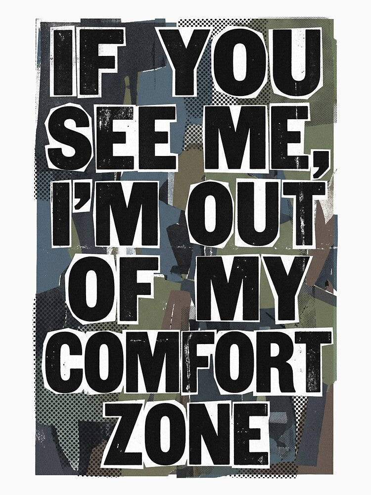 [TEXT ONLY] No.3: Out Of My Comfort Zone Funny Introvert by NO BEAVER NO PUNK