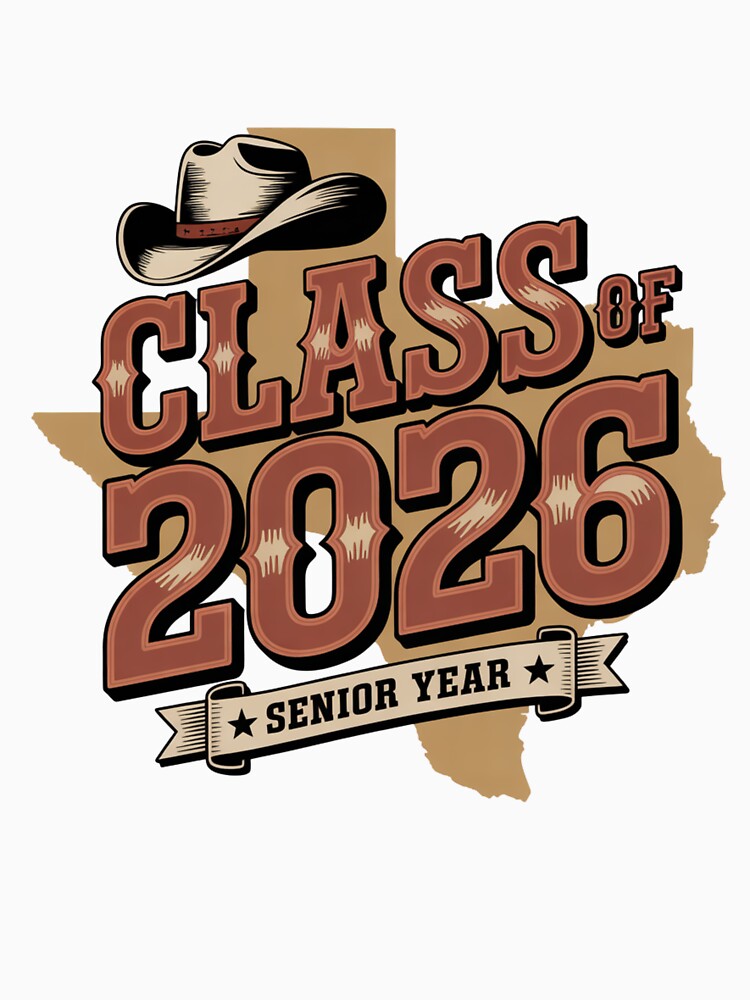 Class of 2026 Texas Senior Year Shirt by What a cute-Tee