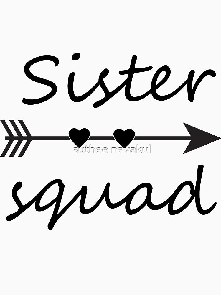 sister squad, sister squad sublimation and iron, promoted to big sister by suthee navakul