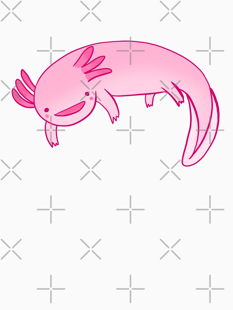 Cartoon axolotl by Mayarart