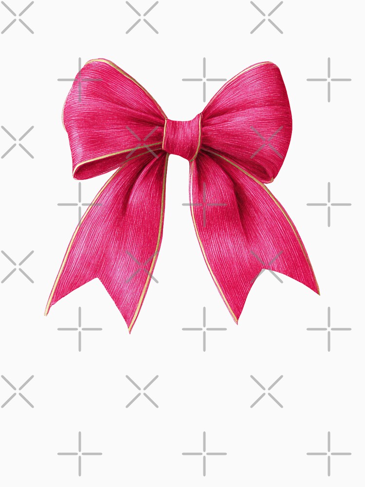 Bright Pink bow by MendaciousMina