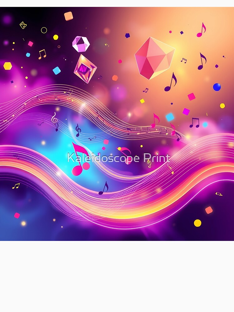 Music pattern #186 by Kaleidoscope Print