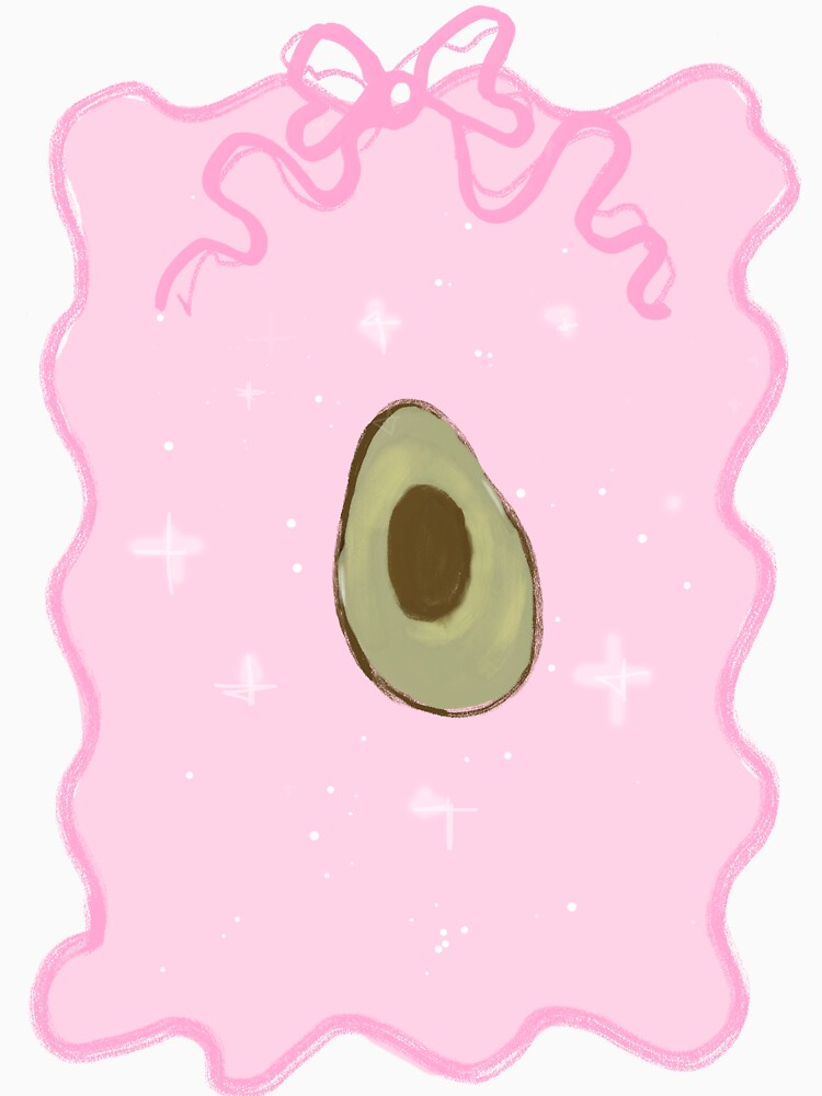 Pink Bow Frame - Avocado by bowsbotanicals
