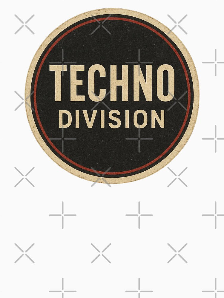 Techno Division – Underground Techno Rave Electronic Music Design by |TRSSHOP|