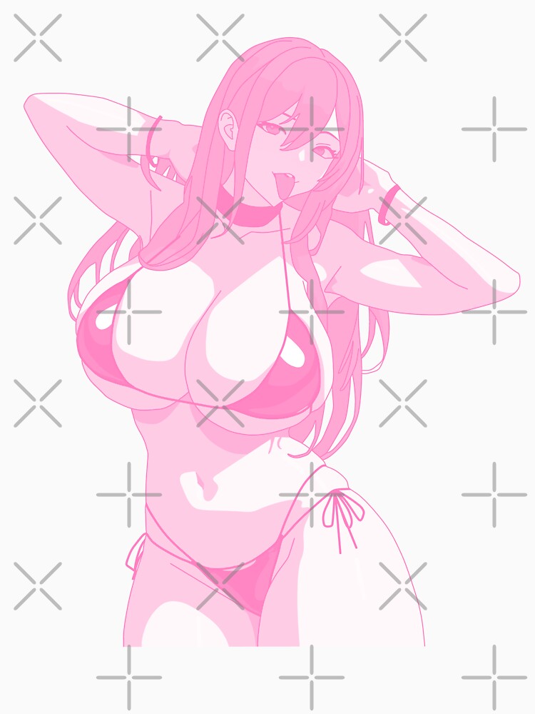 Lewd anime girl hentai manga ecchi waifu titties ass gray tone by ArthurPoe