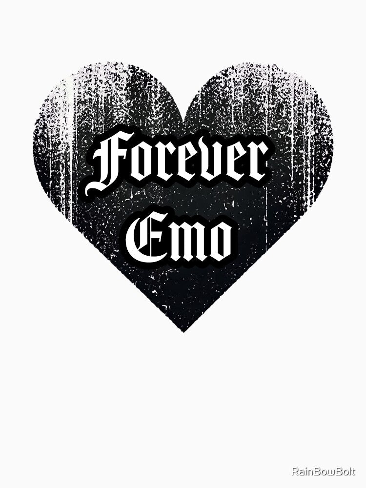 Forever Emo Gothic Heart by Dopamine Glitch
