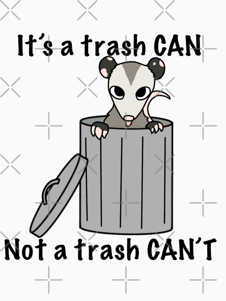 It's a trash can not a trash can't opossum by DolmanceWorks
