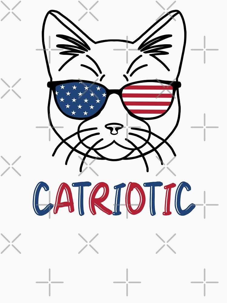 Patriotic Cat Lover 4th Of July American Cat by TM-Multidesign