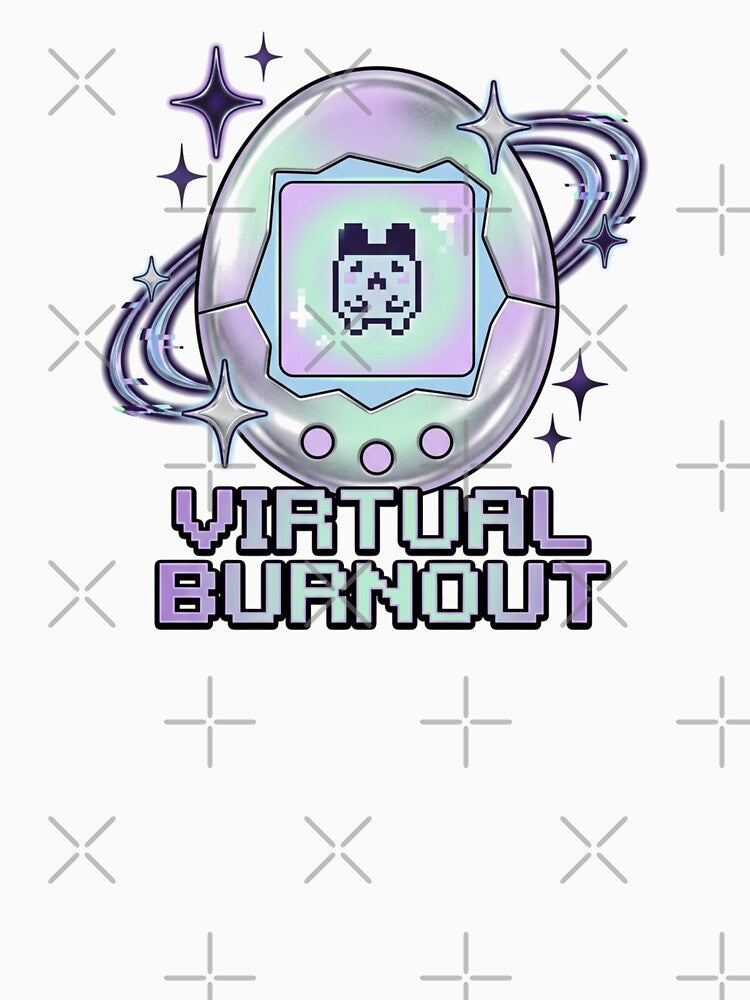Y2K Virtual Burnout Cyber Pet by mergmart