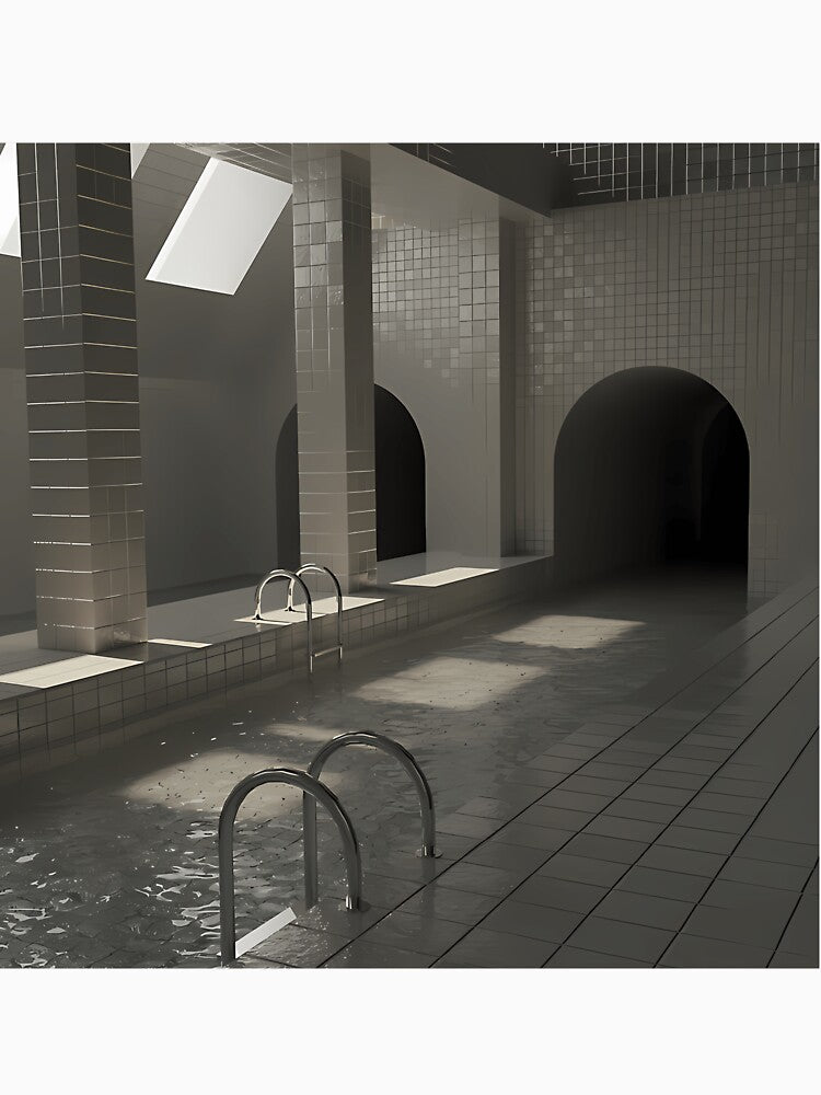Abandoned Pool Tunnels Liminal Space by vppmwwwf26