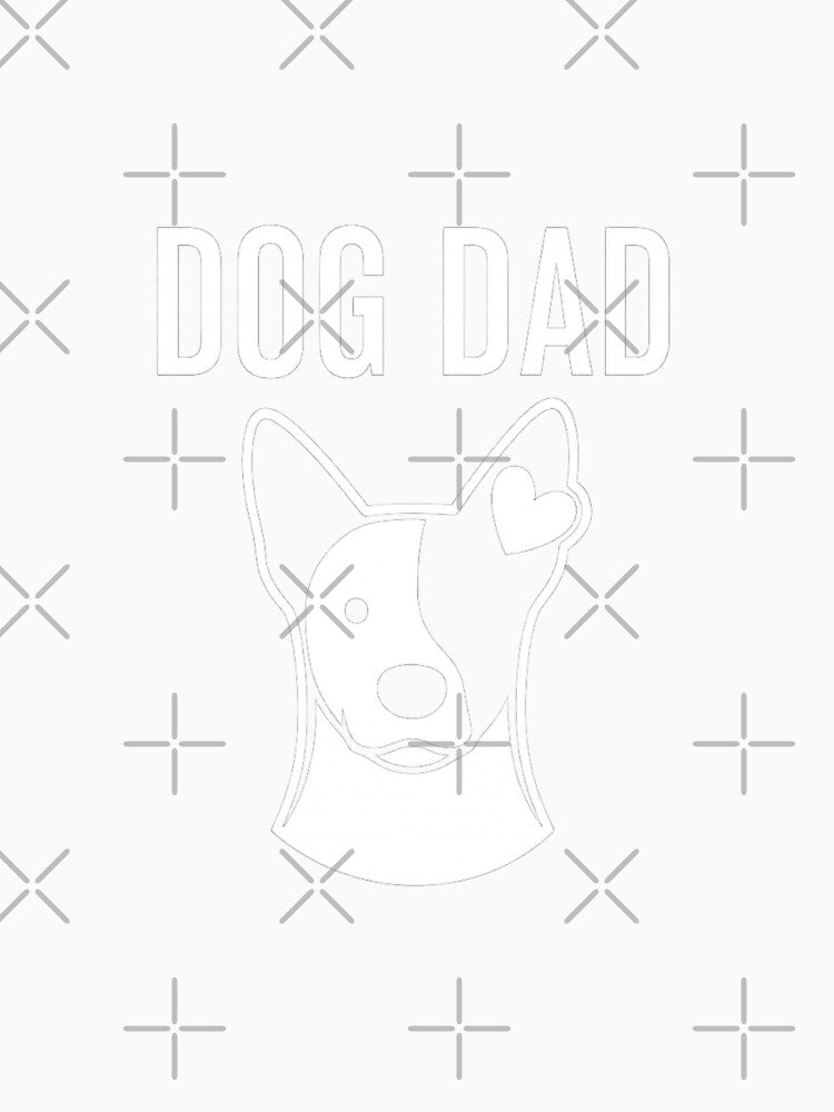 Dog Dad by Red White & WG