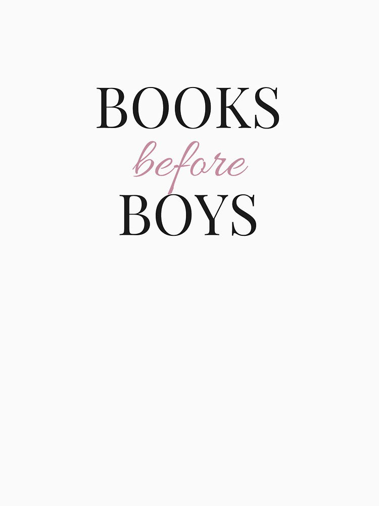 Books Before Boys - Booktok x Romance Reader Aesthetic by Inkbound Co