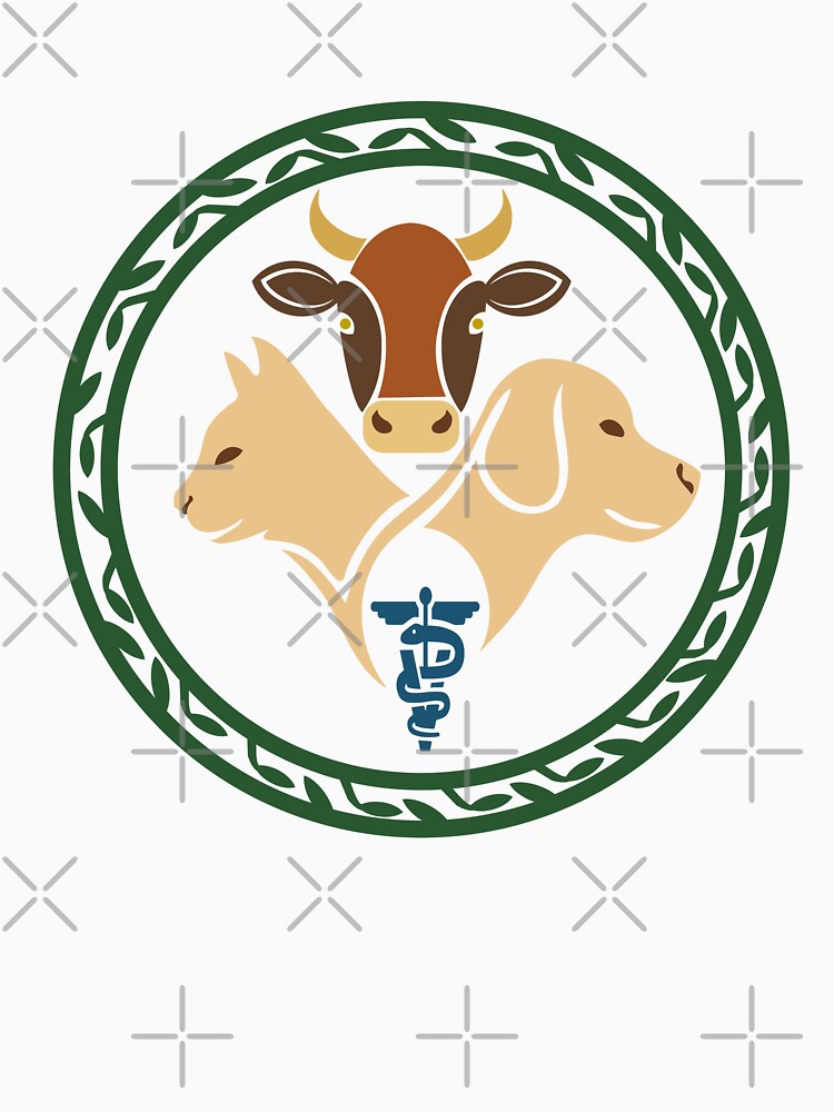 Veterinary Sticker – Cow Dog Goat Animal Care Logo Decal by AM   Store