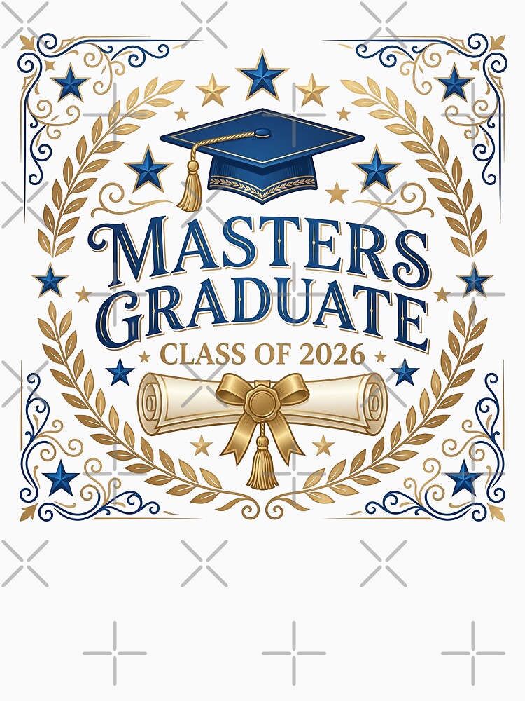 Masters Graduate Class of 2026 Masters Degree Graduation Gift by Osmose-Studio ⭐⭐⭐⭐⭐