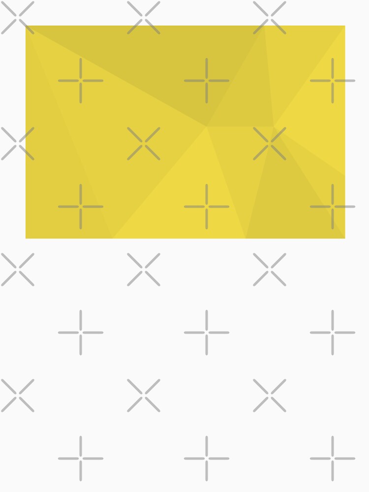 Yellow, simple, modern, trendy geometric illustration by theendup