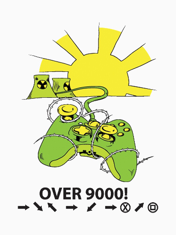 Over 9000 - Awesome gamer Gift by Teenation9