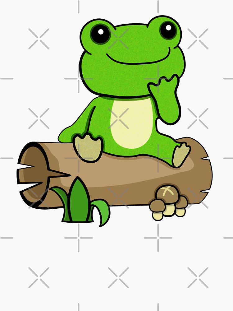Frog on a log by Lowfidesigns