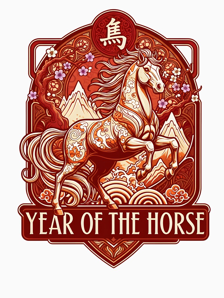 Year of the Horse 2026 – Chinese New Year Lunar Festival Artwork by Inkvado