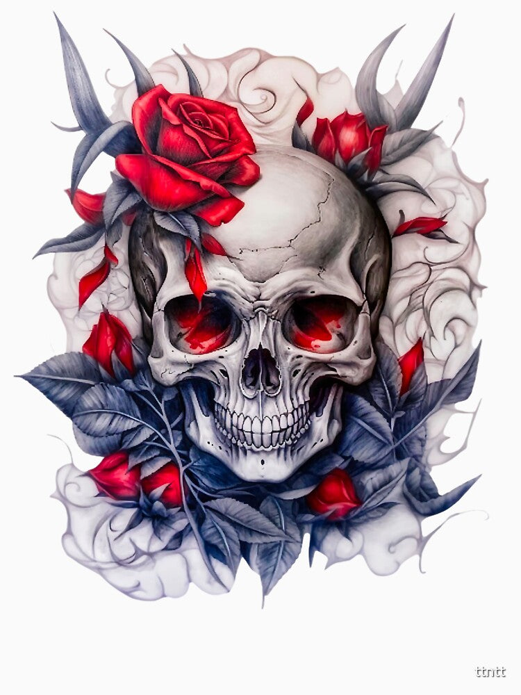 Skull and Roses by ttntt