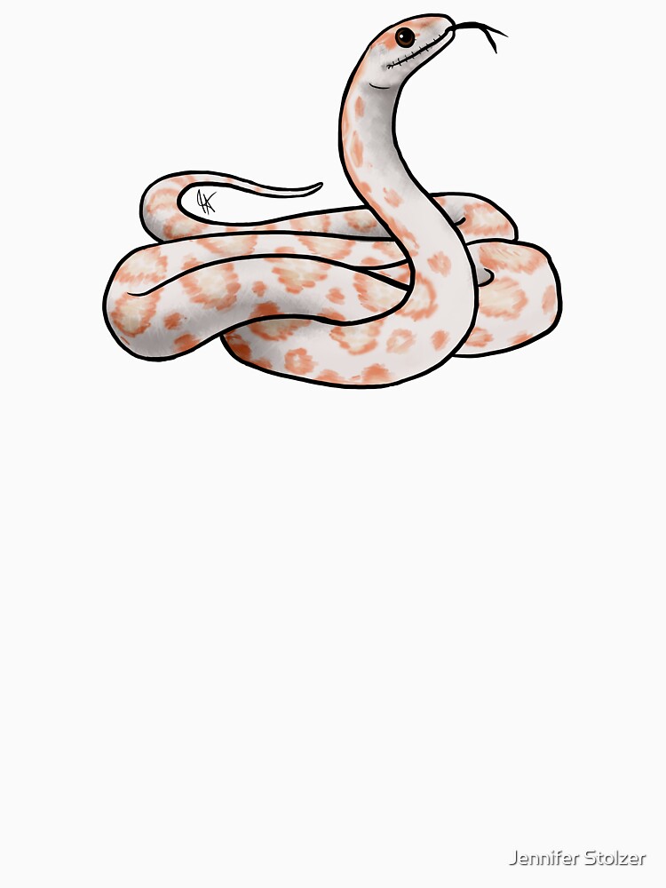 Candy Cane Corn Snake by Jennifer Stolzer