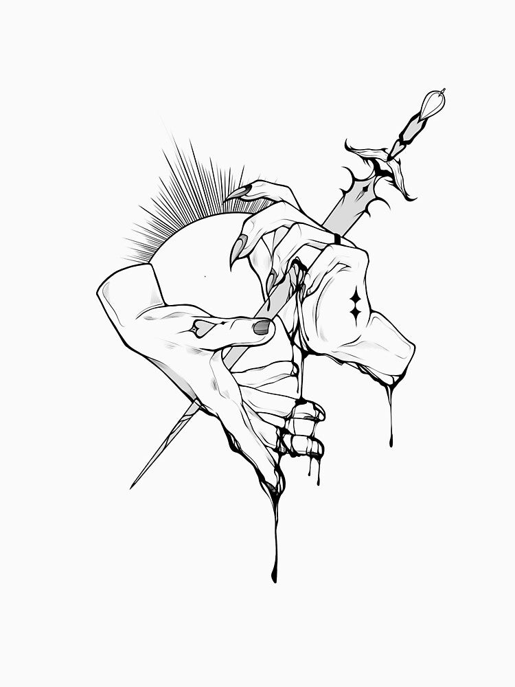 Hand and Dagger Lovers by thesongofstorms