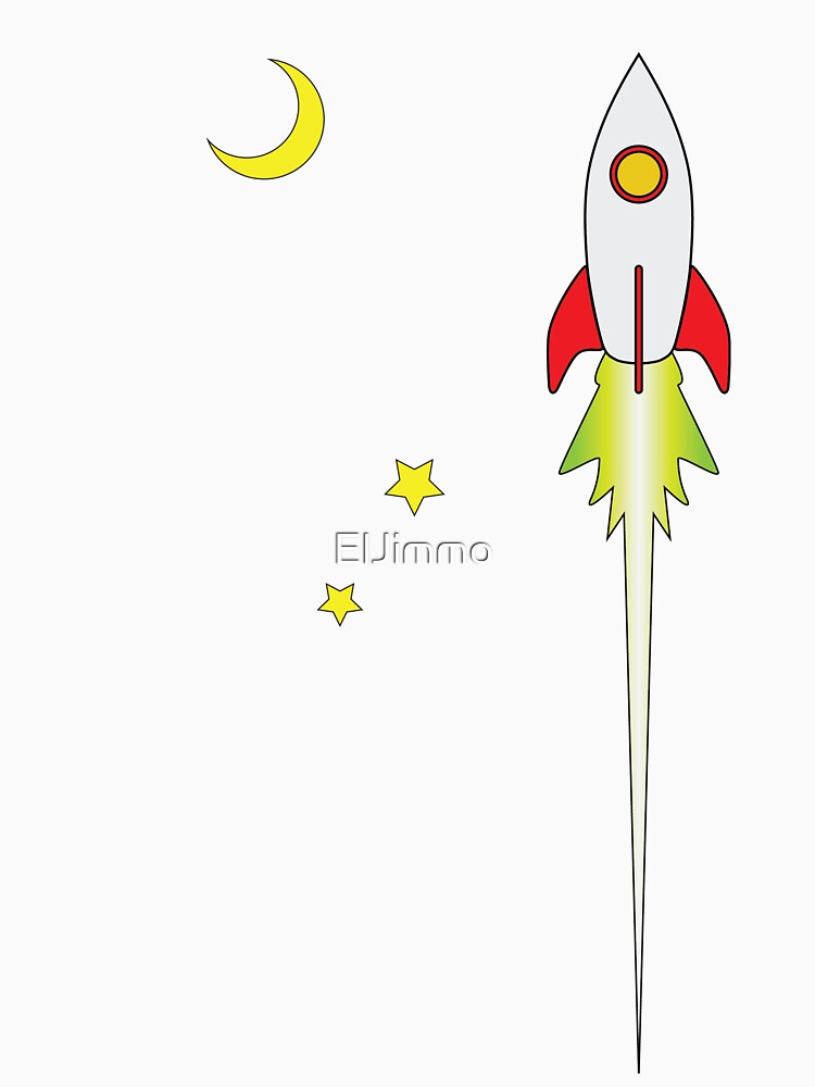 Ad Astra Rocket Retro Futurism by ElJimmo