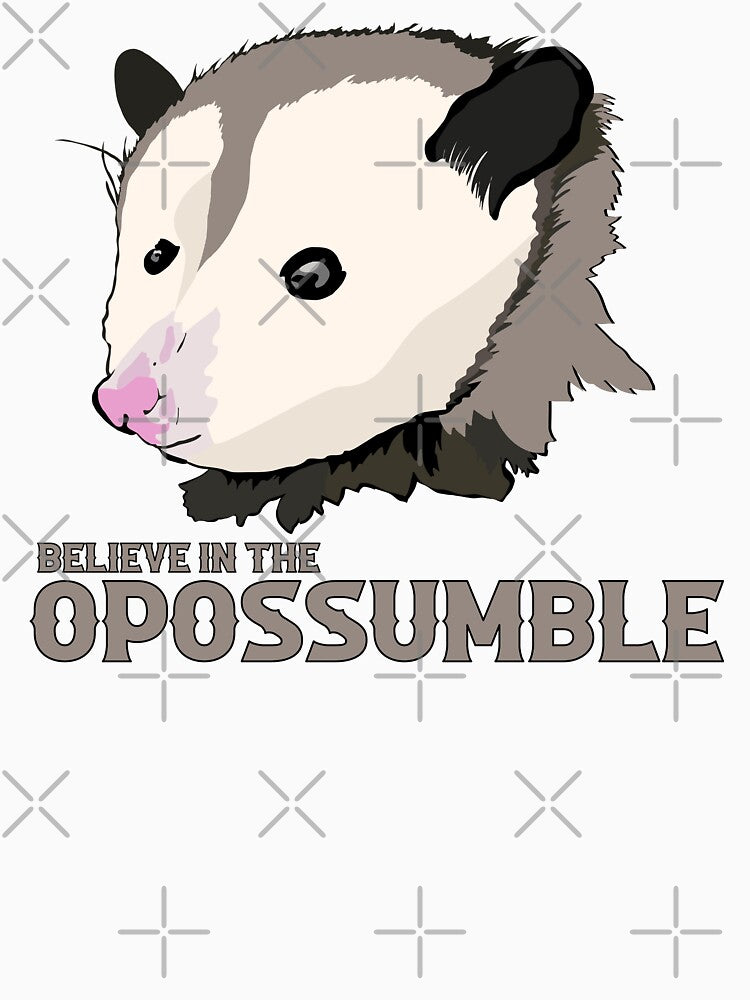 Funny Possum Believe In The OPossumble by Punderstandable