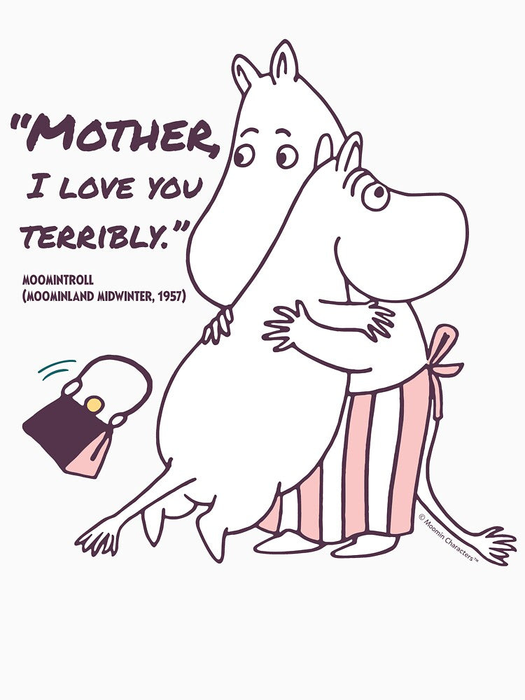 Moomin I Love You Moominland Midwinter Moomintroll Quote by MoominStore