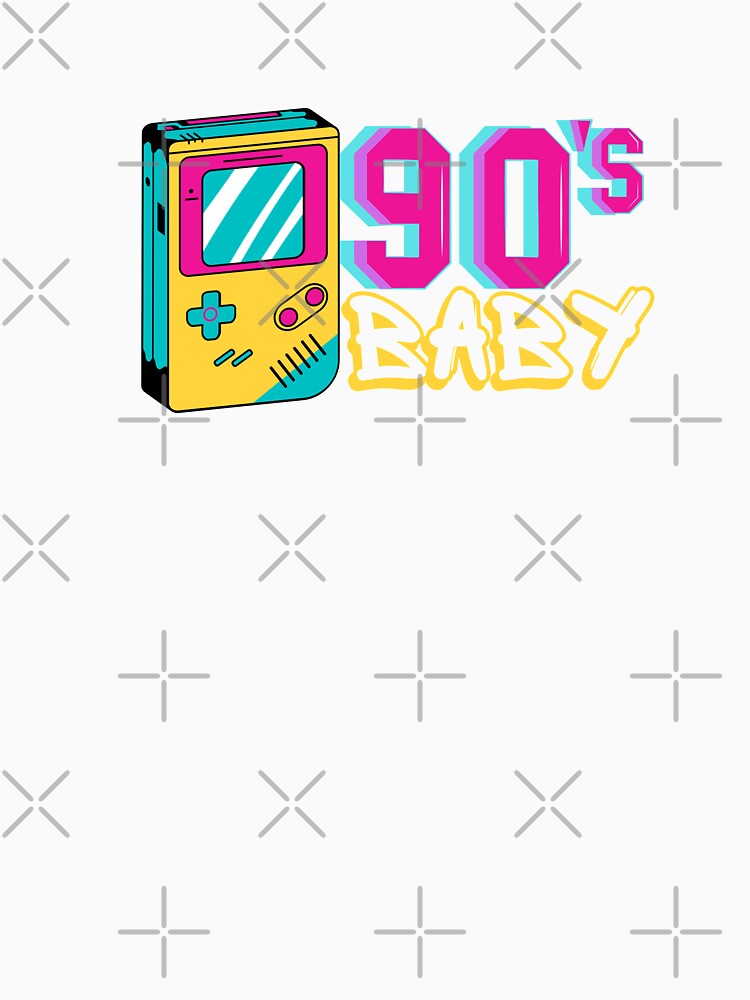 90s Baby - 1990's retro vintage colorful design. by Theleochick