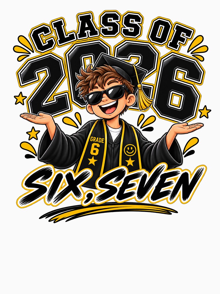 Class of 2026 Funny Graduation Shirt | Grade 6 2026 T-Shirt | Graduate Gift by MotivatEd Learners