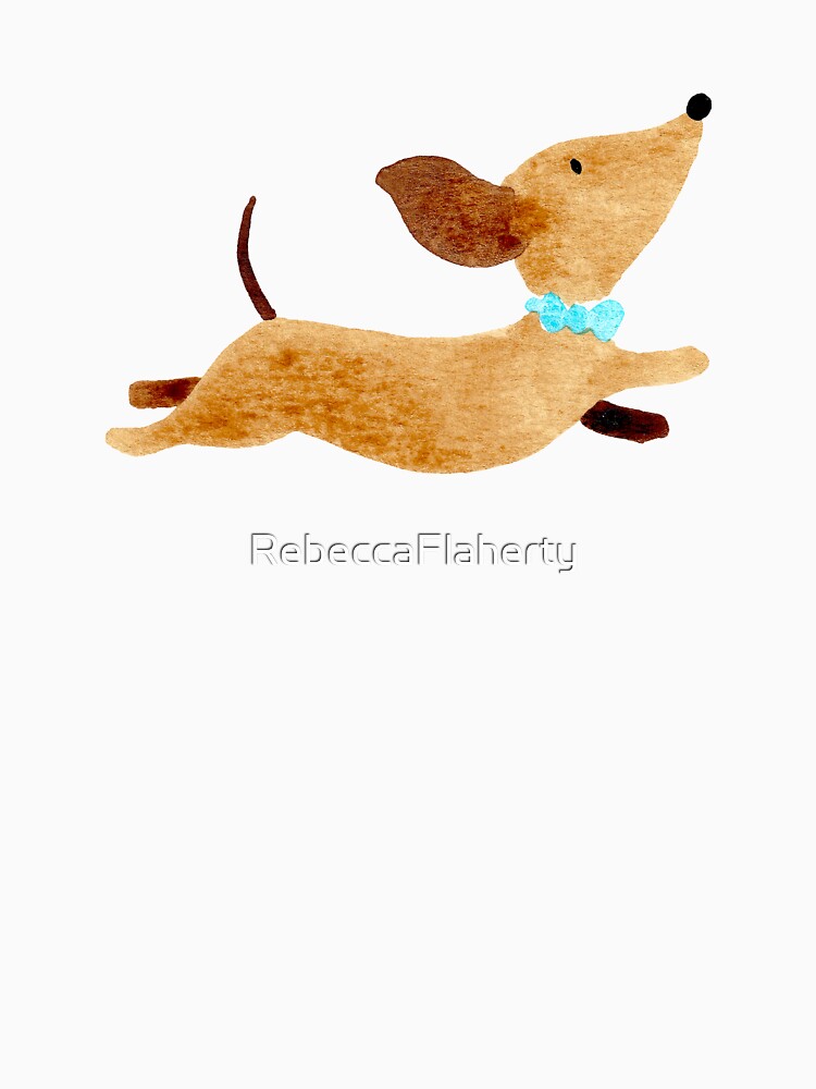 Watercolour Dachshunds by RebeccaFlaherty