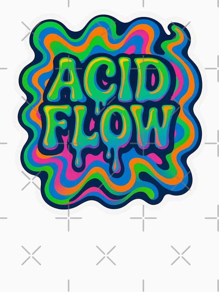 Acid Flow – Psychedelic Acid Rave Design by |TRSSHOP|