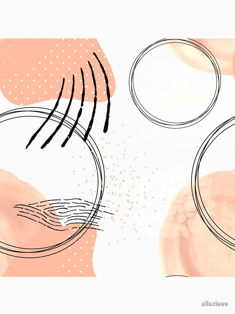 Neutral Tones Abstract Pattern by allexieee