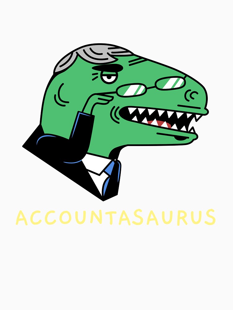 Accountasaurus by RiseandShineTee