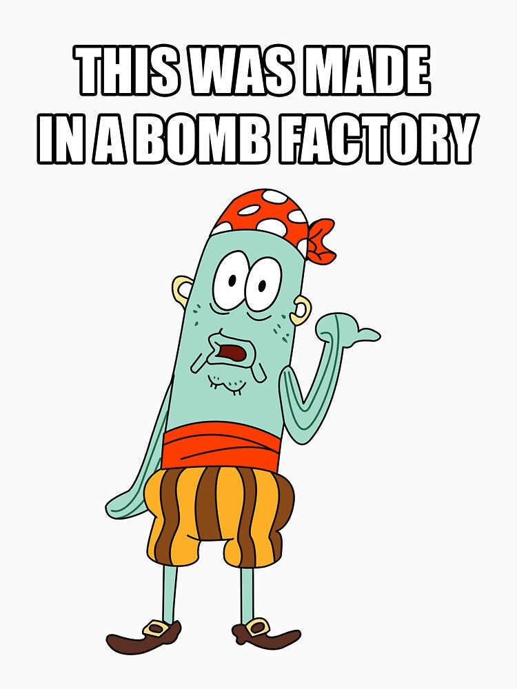 SpongeBob Pirate Bomb Factory by KayPrints