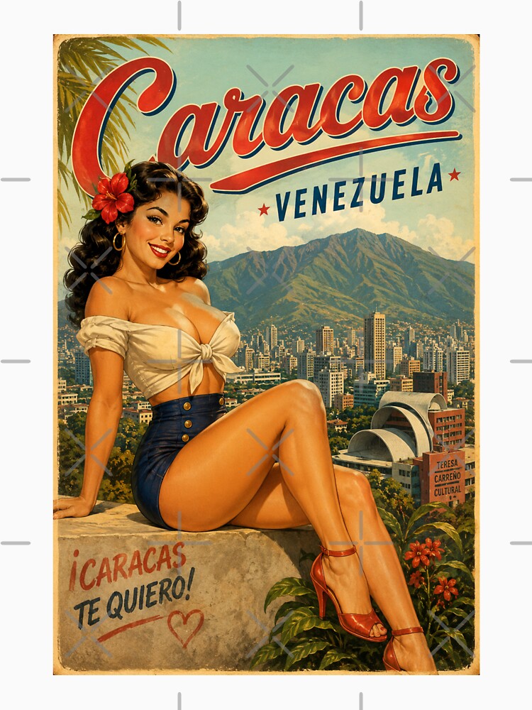 Pinup CARACAS VENEZUELA Variant by PINDROPPA