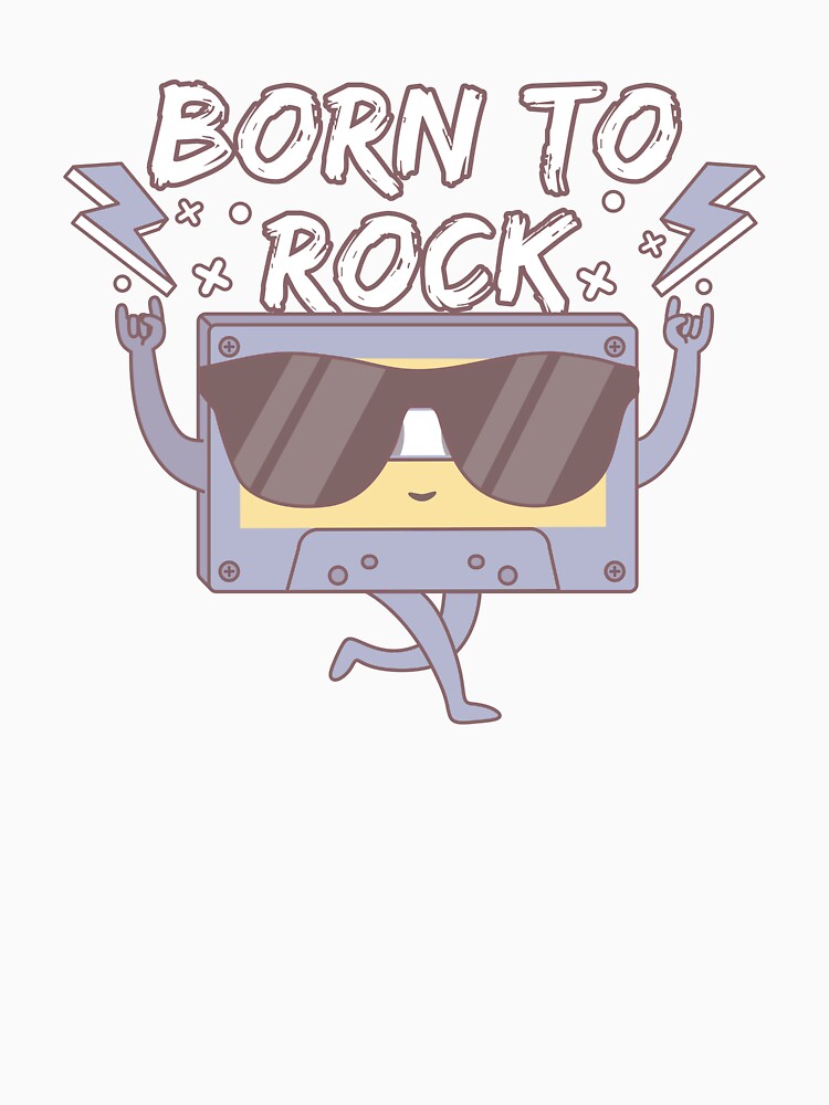Born To Rock – Cassette Tape by ttttee