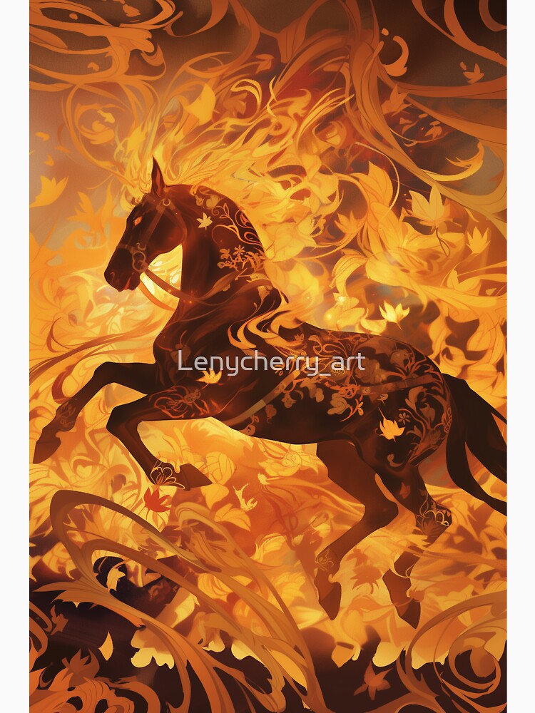 Fire horse by Lenycherry_art