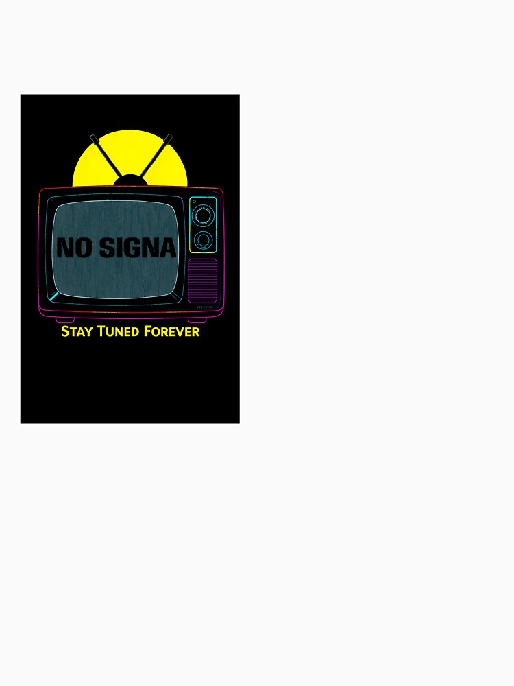 Lost Signal Retro TV Static Poster by KK-Black34