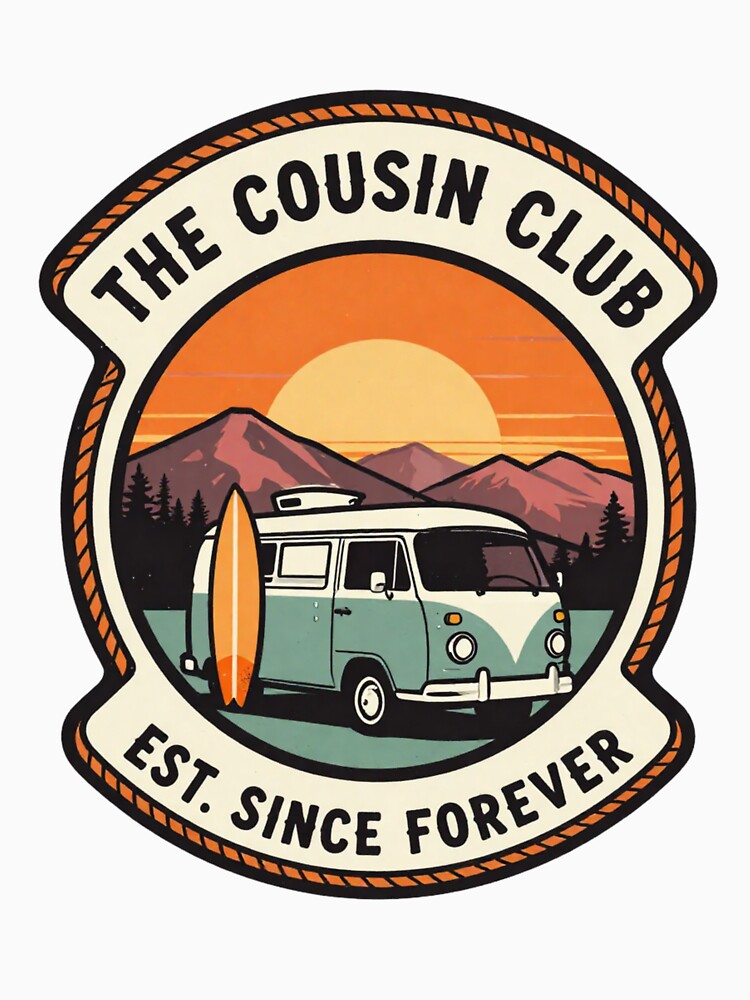 The Cousin Club Retro Camper Sunset Mountains by ScriptedMoments