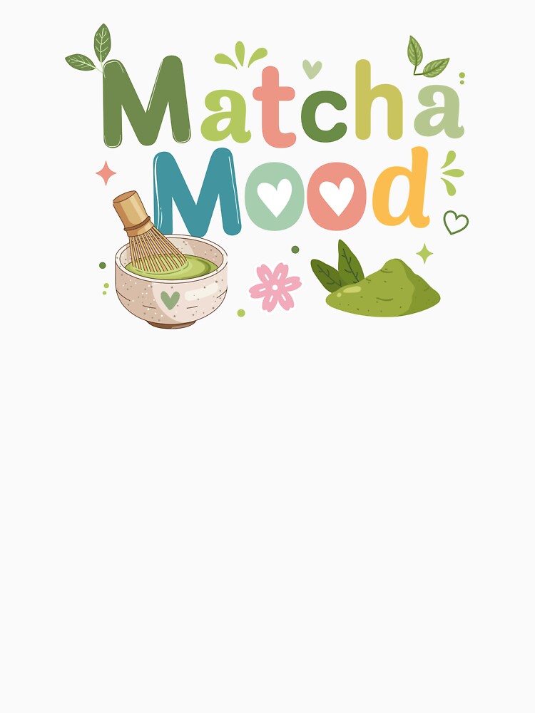 Matcha Mood Typography by LuLuStore8