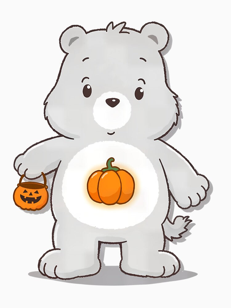 Candy Haul Ghost Care Bear by PixelEyeArts