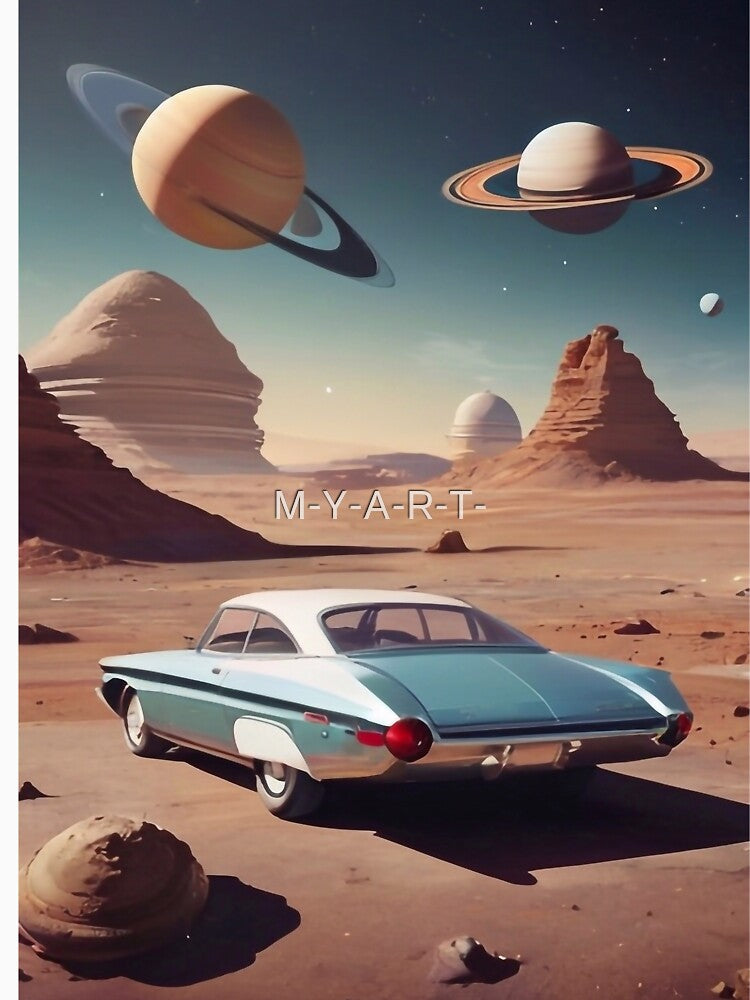 Vintage car around exoplanet by M-Y-A-R-T-